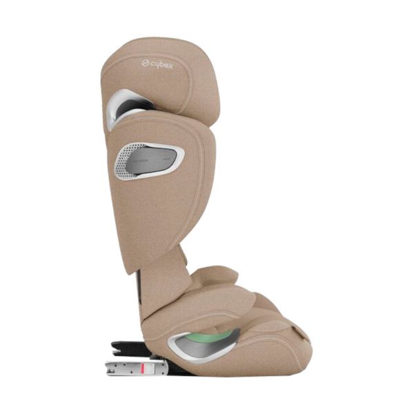 Cybex Platinum Solution T i-Fix Kindersitz Plus Cozy Beige, gratis Sommerbezug