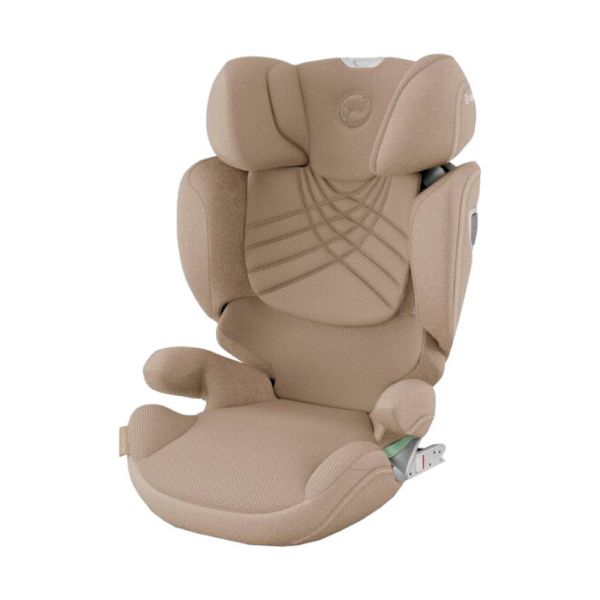 Cybex Platinum Solution T i-Fix Kindersitz Plus Cozy Beige, gratis Sommerbezug