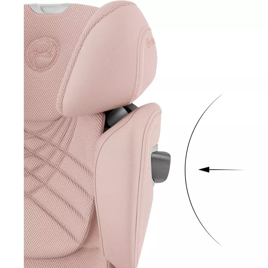 Cybex Platinum Solution T i-Fix Kindersitz Plus Peach Pink, Gratis Sommerbezug