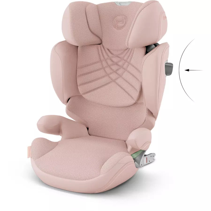 Cybex Platinum Solution T i-Fix Kindersitz Plus Peach Pink, Gratis Sommerbezug