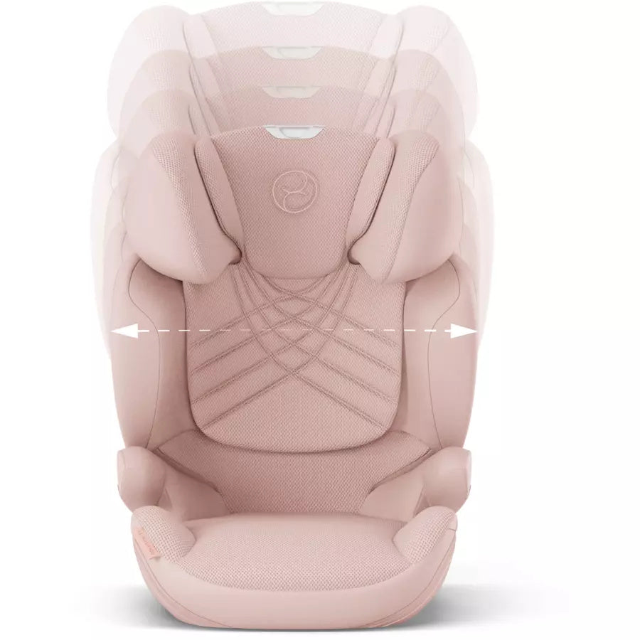 Cybex Platinum Solution T i-Fix Kindersitz Plus Peach Pink, Gratis Sommerbezug